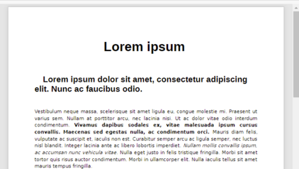 Screenshot Nubexx UI5 PDF viewer with minimal control elements